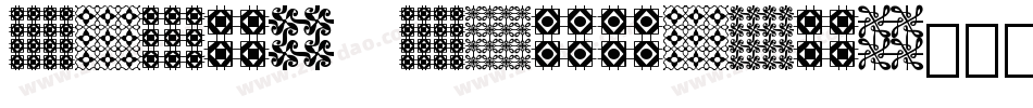 Peoni Patterns字体转换